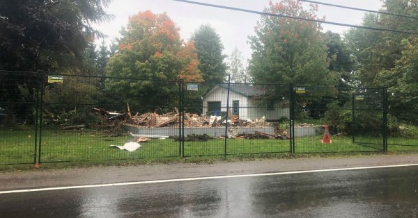 La maison Pasquier démolie La maison Pasquier démolie