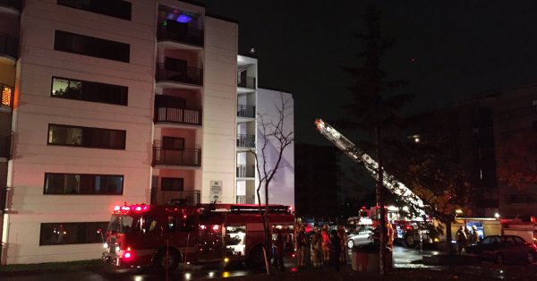 Incendie dans un édifice de l'OMHQ dans Saint-Sacrement Incendie dans un édifice de l'OMHQ dans Saint-Sacrement