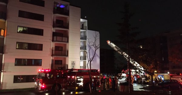 Incendie dans un édifice de l'OMHQ dans Saint-Sacrement