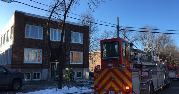 Incendie vite maîtrisé dans Saint-Sauveur