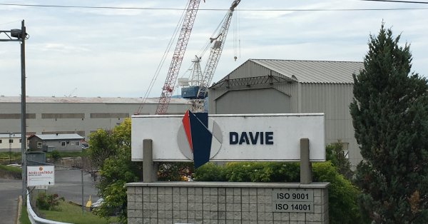 Le chantier Davie maintenant partenaire de la Stratégie navale Canadienne
