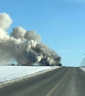 Un poulailler de Saint-Bernard-de-Beauce ravagé par les flammes Un poulailler de Saint-Bernard-de-Beauce ravagé par les flammes