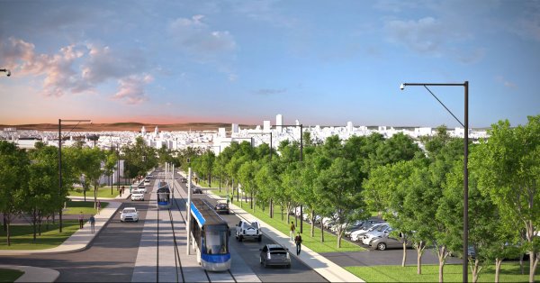 Une manifestation pour obtenir un référendum sur le projet de tramway