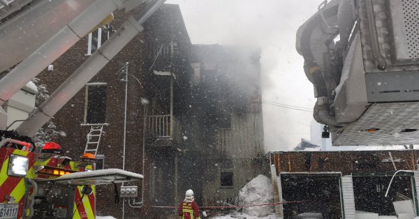 Incendie majeur dans Limoilou Incendie majeur dans Limoilou
