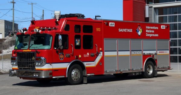Incendie vite maîtrisé dans Limoilou Incendie vite maîtrisé dans Limoilou
