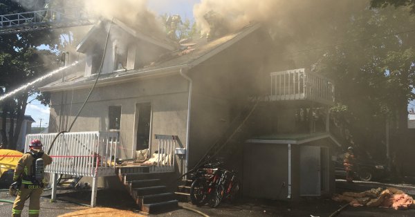 Incendie majeur dans Beauport