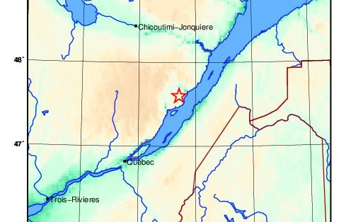 LÉGER TREMBLEMENT DE TERRE DANS CHARLEVOIX