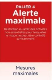 QUÉBEC, MONTRÉAL ET CHAUDIÈRE-APPALACHES PASSENT AU NIVEAU D'ALERTE ROUGE