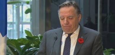 FRANÇOIS LEGAULT RÉAGIT AU DRAME DE QUÉBEC