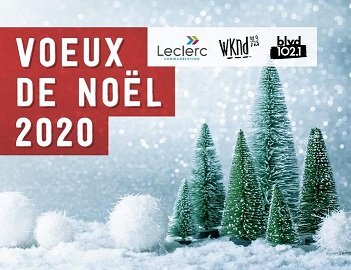 C'EST LA JOURNÉE DES VOEUX DE Noël  CHEZ LECLERC COMMUNICATION
