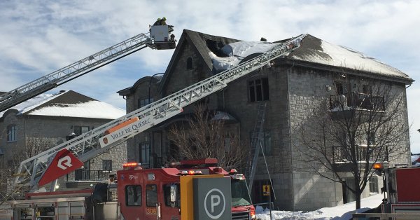 INCENDIE DANS LEBOURGNEUF