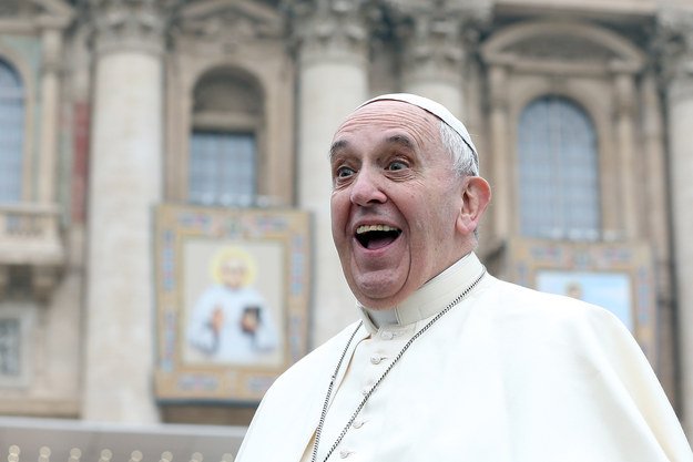 Drôle! Les expressions du pape François