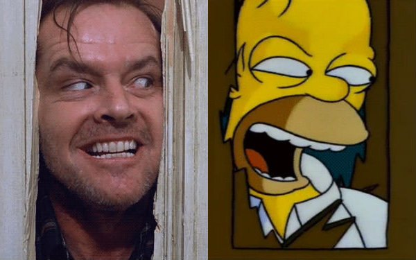 Montage des références cinématographiques dans les Simpsons