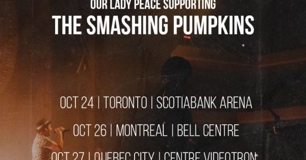 Changement important au spectacle des Smashing Pumpkins au Centre Vidéotron